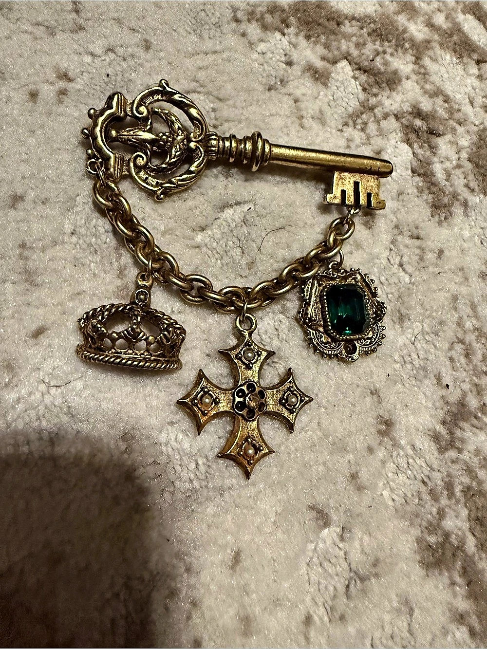 Vintage Skeleton Key Crown
